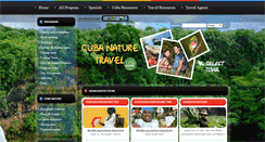 Desktop Screenshot of cubanaturetravel.com